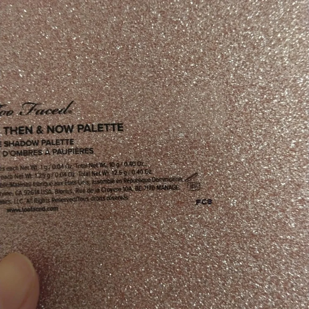 💖FIRM! NWT TOO FACED THEN AND NOW EYESHADOW PALETTE LIMITED EDITION (LAST ONE A